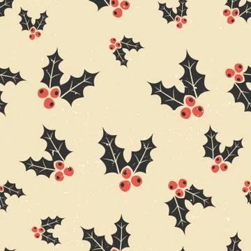 Christmas Seamless Pattern Stock Illustration