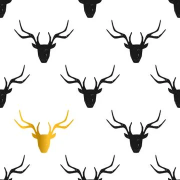 Christmas Seamless Pattern Stock Illustration