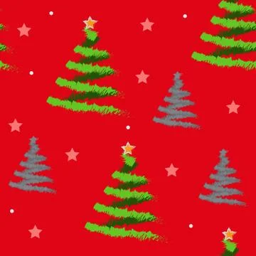 Christmas seamless pattern イラスト素材