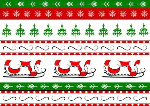 Christmas seamless pattern Stock Illustration