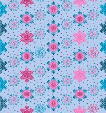 Christmas seamless pattern Stock Illustration
