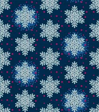 Christmas seamless pattern Stock Illustration