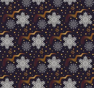 Christmas seamless pattern Stock Illustration