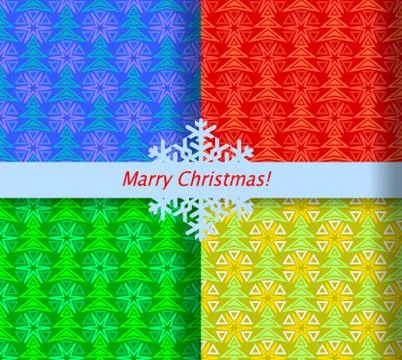 Christmas seamless pattern. Stock Illustration