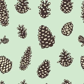 Christmas seamless pattern Stock Illustration