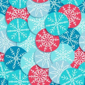 Christmas seamless pattern Stock Illustration