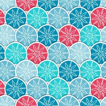 Christmas seamless pattern Stock Illustration