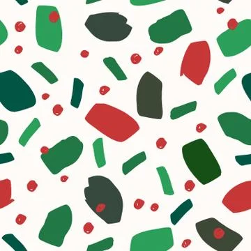 Christmas Seamless Pattern Stock Illustration