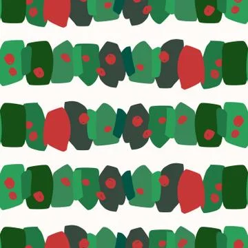 Christmas Seamless Pattern Illustrazione stock