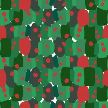 Christmas Seamless Pattern Stock Illustration