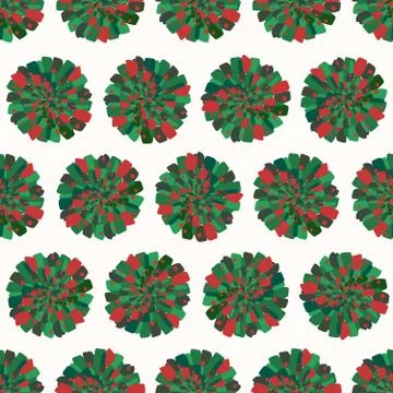 Christmas Seamless Pattern Stock Illustration