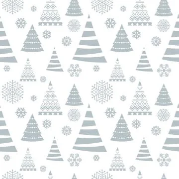 Christmas seamless pattern. Stock Illustration