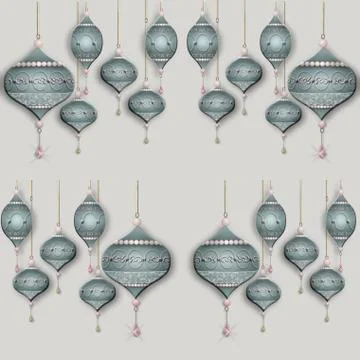 Christmas seamless pattern Stock Illustration