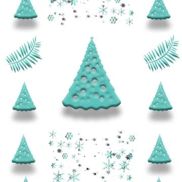 Christmas seamless pattern Stock Illustration