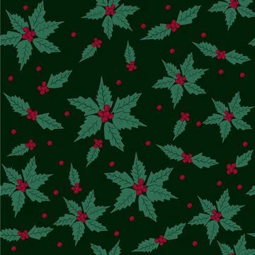 Christmas seamless pattern Stock Illustration
