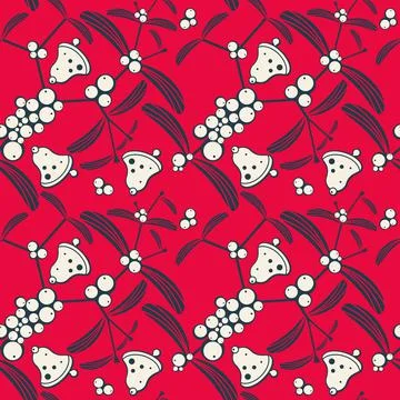 Christmas seamless pattern Stock Illustration