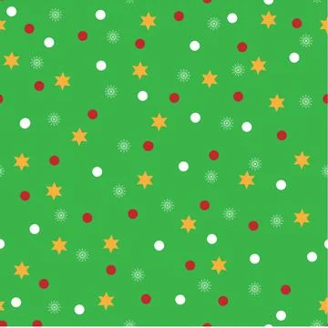 Christmas seamless pattern Stock Illustration