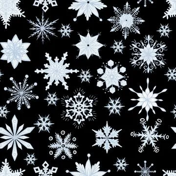 Christmas seamless pattern. lights,pine cone, firry. Watercolor illustration. Stock Illustration