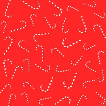 Christmas seamless pattern with minimalistic cute hand drawn New Year element Illustrazione stock