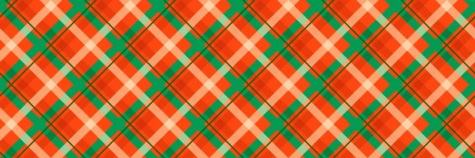Christmas seamless pattern. Red and green checkered gingham background. New year Stockillustratie