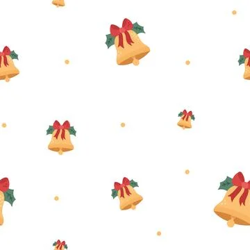 Christmas seamless pattern set Stock Illustration