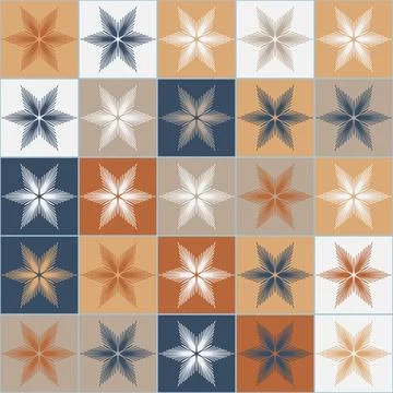 Christmas seamless pattern with snowflake, christmas decoration festive win.. Illustrazione stock