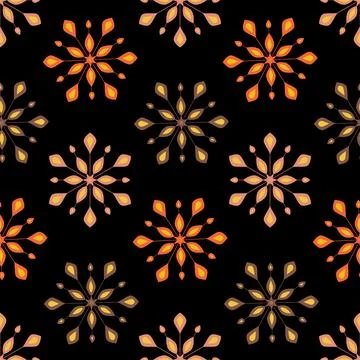 Christmas seamless pattern with snowflake, christmas decoration festive win.. Stock Illustration