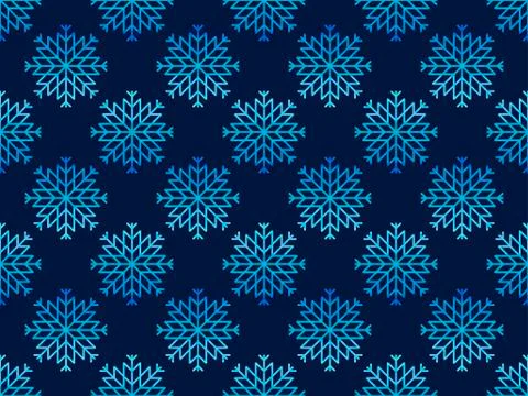 Christmas seamless pattern with snowflakes. Vector illustration 스톡 일러스트