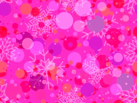 Christmas seamless pattern with snowflakes. Winter abstract background. Vecto Illustrazione stock