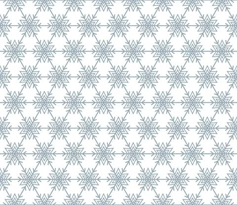Christmas seamless pattern with snowflakes. Winter print. New Year background 스톡 일러스트