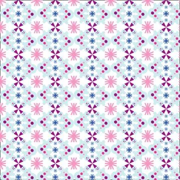 Christmas seamless pattern with snowman Stock Illustration