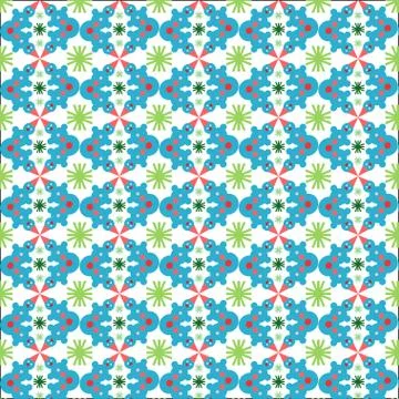 Christmas seamless pattern with snowman Stock Illustration