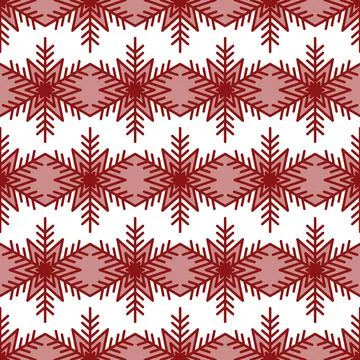 Christmas seamless pattern, snowy snowflake New Year background for decorativ Illustrazione stock