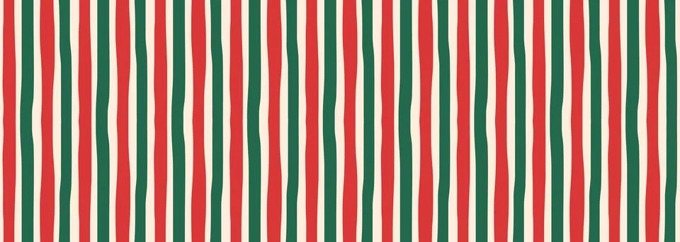 Christmas seamless pattern. Stripe cane texture with red, green and beige lines. 스톡 일러스트