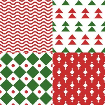 Christmas seamless pattern for use as wallpaper Illustrazione stock