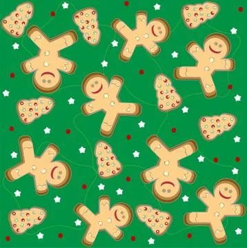 Christmas seamless pattern vector Stock Illustration