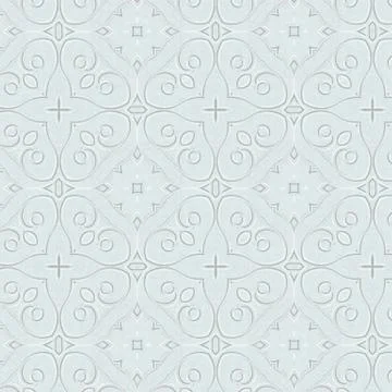Christmas seamless pattern from white snowflakes Stock Illustration