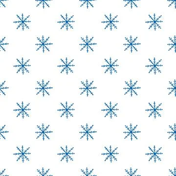 Christmas seamless pattern. Winter background for wrapping paper, greeting ca Stock Illustration