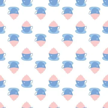 Christmas seamless pattern. Winter background for wrapping paper, greeting ca Stock Illustration