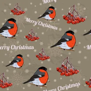 Christmas seamless texture. Stock Illustration