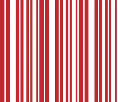 Christmas Seamless Vector Pattern. Contain candy cane stripes in red and crea Stock Illustration