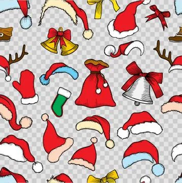 Christmas seamless vector pattern Stock Illustration