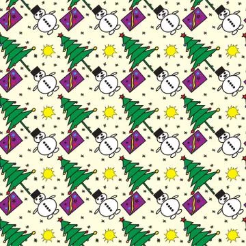 Christmas Seamless vector pattern 스톡 일러스트