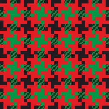 Christmas seamless vector pattern,new year fabric print figures. Stock Illustration