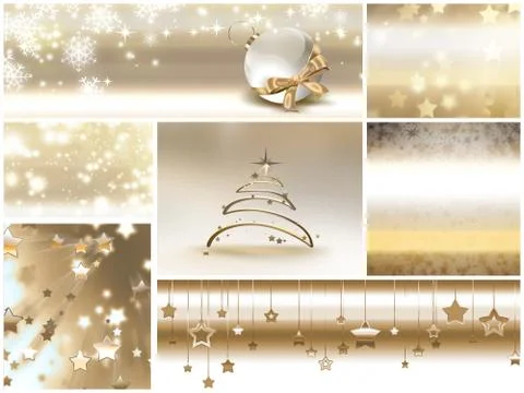 Christmas set Stock Illustration