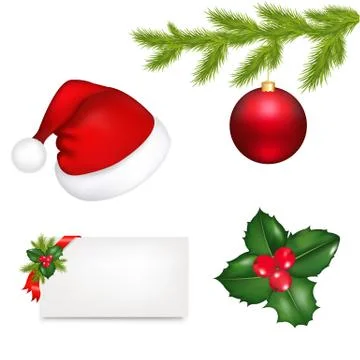 Christmas set Stock Illustration