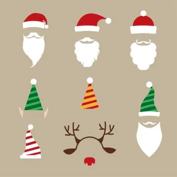 Christmas set Stock Illustration