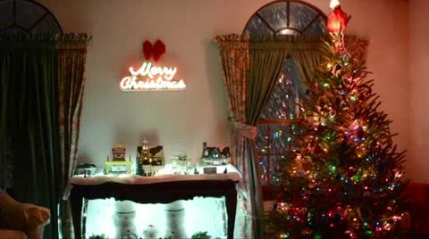 Christmas Setting Stock Footage 17601553