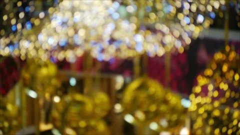 Christmas shimmering blur background Stock Footage 83089488