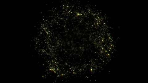 Christmas Shine Particles Burst Element Stock Footage 321337509
